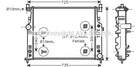 Радиатор охлаждения MB W164/251 ML/GL/R AT 05(выр-во AVA) Ava (MSA2436)