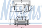Масляний радіатор BMW (вир-во Nissens) Nissens (90623)