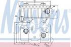 Радіатор масляний MERCEDES C-CLASS W 202 (93-) (вир-во Nissens) Nissens (90582)
