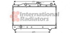 Радіатор AVENSIS 16/18 MT 98-00 (Van Wezel) Van Wezel (53002237)