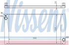 Радиатор охлаждения Nissens (69705)