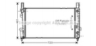 Радіатор, Система охолодження двигуна Ava (MSA2364)
