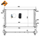 Радиатор охлаждения FORD FOCUS I (98-) (выр-во NRF) NRF (509615)