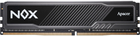 Pamięć Apacer DDR4-3200 8192 MB PC4-25600 NOX (AH4U08G32C28YMBAA-1) - obraz 1