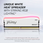 Pamięć Kingston Fury DDR4-3200 16384MB PC4-25600 Beast RGB Special Edition White (KF432C16BWA/16) - obraz 11