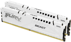 Pamięć Kingston Fury DDR5-5600 32768MB PC5-44800 (Kit of 2x16384) Beast AM5 White (KF556C36BWEK2-32)