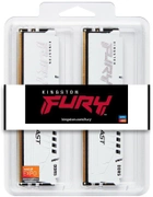 Оперативна пам'ять Kingston Fury DDR5-5600 32768MB PC5-44800 (Kit of 2x16384) Beast AM5 White (KF556C36BWEK2-32) - зображення 5