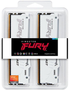 Pamięć Kingston Fury DDR5-5600 32768MB PC5-44800 (Kit of 2x16384) Beast AM5 RGB White (KF556C36BWEAK2-32) - obraz 5