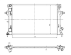 Радиатор охлаждения HYUNDAI ELANTRA (AD) (15-)/i30 (PD) (16-) (выр-во NRF) NRF (550035)