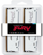Оперативна пам'ять Kingston Fury DDR5-6000 65536MB PC5-48000 (Kit of 2x32768) Beast RGB White (KF560C40BWAK2-64) - зображення 5