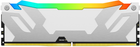 Оперативна пам'ять Kingston FURY DDR5-6400 32768MB PC5-51200 (Kit of 2x16384) Renegade RGB 1Rx8 White (KF564C32RWAK2-32) - зображення 4