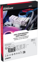 Оперативна пам'ять Kingston FURY DDR5-7200 16384MB PC5-57600 Renegade 1Rx8 White (KF572C38RW-16) - зображення 5