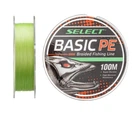 Шнур Select Basic PE 100м (салат.) #0.8/0,12мм