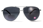Бифокальные защитные очки Global Vision Aviator Bifocal (+2.0) (gray) серые - изображение 9