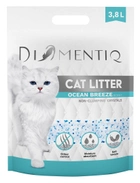 Наповнювач котячий Diamentiq Cat litter Ocean Breeze силіконовий не злипається 3.8 л (DLKDIQZWI0008) - зображення 1