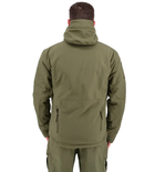 Зимова тактична куртка Eagle Soft Shell WJ-17 з флісом Green Olive M - зображення 5
