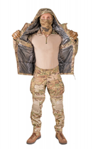 Куртка зимняя с теплоотражающей подкладкой Omni Hit Multicam Рип Стоп с капюшоном военная тактическая куртка 3XL Мультикам (CPM28889-4) - изображение 3