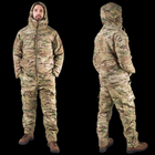Тактичний Зимовий військовий костюм з тепловідбійною підкладкою Omni Hit Multicam Куртка з капюшоном та зимові штани Ріп Стоп 3XL Мультикам HWMRZZ0026800-4 - зображення 5