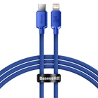 Кабель зарядный Baseus Crystal Shine USB Type C to Lightning 20 Вт 1.2 м Blue (CAJY000203)