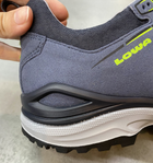 Кросівки трекінгові Lowa Innox Evo Gtx Lo 44.5 р., колір Steel blue/lime (синій/жовтий), легкі черевики трекінгові - зображення 8