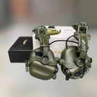 Наушники Earmor M31 с креплением на шлем HD-ACC-08 Олива, активные наушники с адаптером чебурашка на рейку ARC (243811-244442) - изображение 8