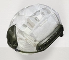 Кавер чохол на шолом каску фаст Fast Tor-D Multicam Alpine на Зиму з тканини rip stop Розмір XL - зображення 3