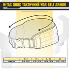 M-Tac пояс тактичний War Belt ARMOR Multicam XL/2XL - зображення 8