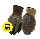 2 ПАРИ - чоловічі армійські рукавички тактичні зсу Mechanix FastFit + SpeedKnit, розмір L, колір коричневий, 453799522 - зображення 3