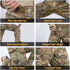 Военные мужские штаны зсу G3 Combat IDOGEAR тактические мультикам со съемными наколенниками, 4552356332-L - изображение 13