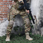 Военные мужские штаны зсу G3 Combat IDOGEAR тактические мультикам со съемными наколенниками, 4552356332-S - изображение 15