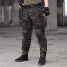 Мужские тактические штаны multicam с наколенниками G3 Combat IDOGEAR, брюки камуфляж Rip Stop, черный мультикам, 6933451-S - изображение 3