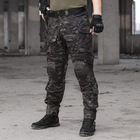 Мужские тактические штаны multicam с наколенниками G3 Combat IDOGEAR, брюки камуфляж Rip Stop черный мультикам, 6933451-XL - изображение 5