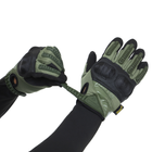 Тактические перчатки с усиленым протектором MECHANIX MPACT 3 Размер M оливковые BC-4923 - изображение 3
