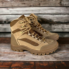 Зимние ботинки военные, полуботы койот тактическая обувь нубук 39 - изображение 1