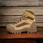 Зимові черевики військові, полуботи койот тактичне взуття нубук 45 - зображення 4