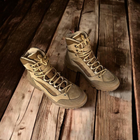 Зимние ботинки военные, полуботы койот тактическая обувь нубук 43 - изображение 5