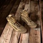Зимові черевики військові, полуботи койот тактичне взуття нубук 41 - зображення 5