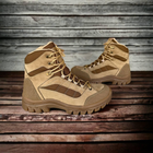 Зимові черевики військові, полуботи койот тактичне взуття нубук 41 - зображення 6