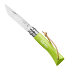 Нож Opinel №7 Trekking нерж-сталь Зеленый (1013-204.63.96) - изображение 1