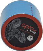 Кінезіологічний тейп OPROtec Kinesiology Tape 5 см x 5 м Синій (TEC57542) - зображення 3
