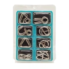 Набір металевих головоломок 2088F-G, 8 шт (Бірюзовий)