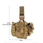 Кобура набедренная Smartex 3P Tactical ST-057 cp camouflage - изображение 5