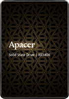 SSD диск Apacer AS340X 480GB 2.5" SATAIII 3D NAND (AP480GAS340XC-1) - зображення 1