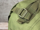 Рюкзак тактичний військовий водонепроникний (чоловічий) з кріплення моллі (molle) 40 л хакі - зображення 8