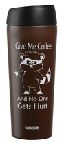 Термочашка Ardesto Coffee time Raccoon 450 ml Brown (AR2645DML)