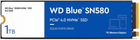 SSD диск Western Digital Blue SN580 NVMe 1TB M.2 2280 PCIe 4.0 x4 3D NAND (TLC) (WDS100T3B0E) - зображення 1