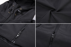 Тактическая куртка Eagle Soft Shell JA-01-0 с флисом Black 4XL - изображение 5