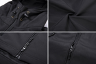 Тактична куртка Eagle Soft Shell JA-01-0 з флісом Black S - зображення 7
