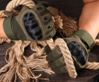 Перчатки защитные на липучке FQ20T001 Оливковый XL (Kali) - изображение 4