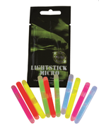 Набір хімічних ліхтариків туристичних похідних для активного відпочинку Mil-Tec Lightsticks багаторазових водонепроникних 10 штук у наборі кемпінгові